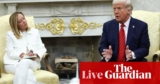 Trump indicators help for EU-US commerce deal amid combined messages on Ukraine in Meloni White Home go to – Europe reside | Ukraine