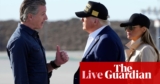 Trump surveys Los Angeles wildfires harm; administration says Gulf of Mexico now Gulf of America – dwell | US politics
