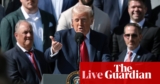 Trump to signal govt order on automobile tariffs as he marks 100 days in workplace – US politics reside | US information