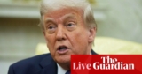 US judges block elements of Trump agenda as president targets Democratic fundraising platform – stay | Trump administration