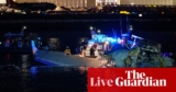 Washington DC: 19 our bodies reportedly recovered after passenger airplane collides with navy helicopter over Potomac River – reside | Washington DC airplane crash